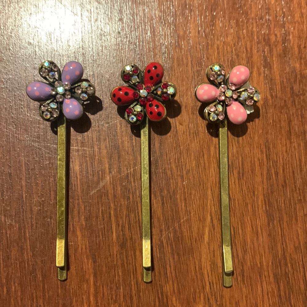 Flower Hair Pins
